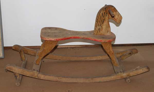 Cheval bascule bois